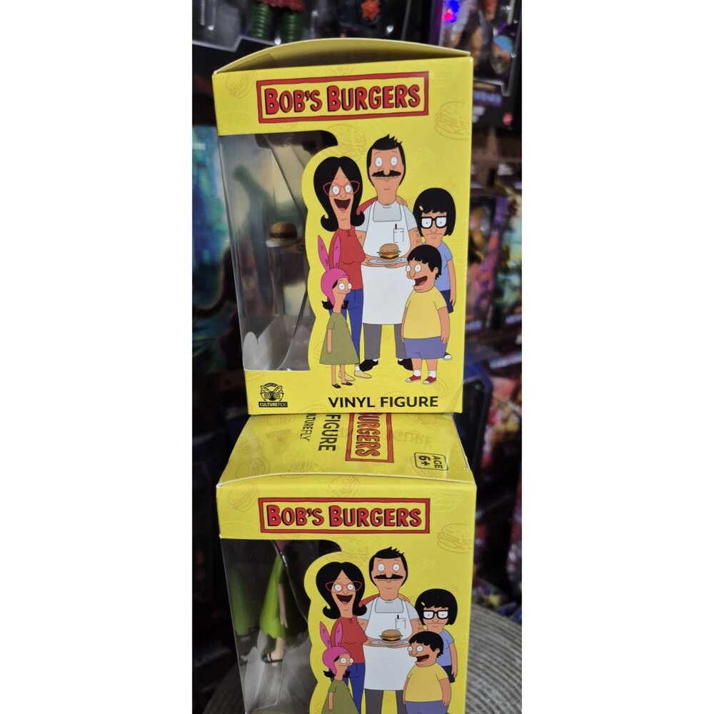 Bob's Burgers CultureFly Vinyl Figure Full Set (Bob Linda Louise Gene Tina) - Picture 11 of 14